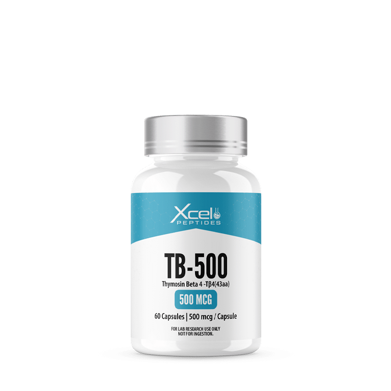 Buy TB-500 Capsules (TB4 43aa Fragment)  500mcg Capsules for Peptide  Research